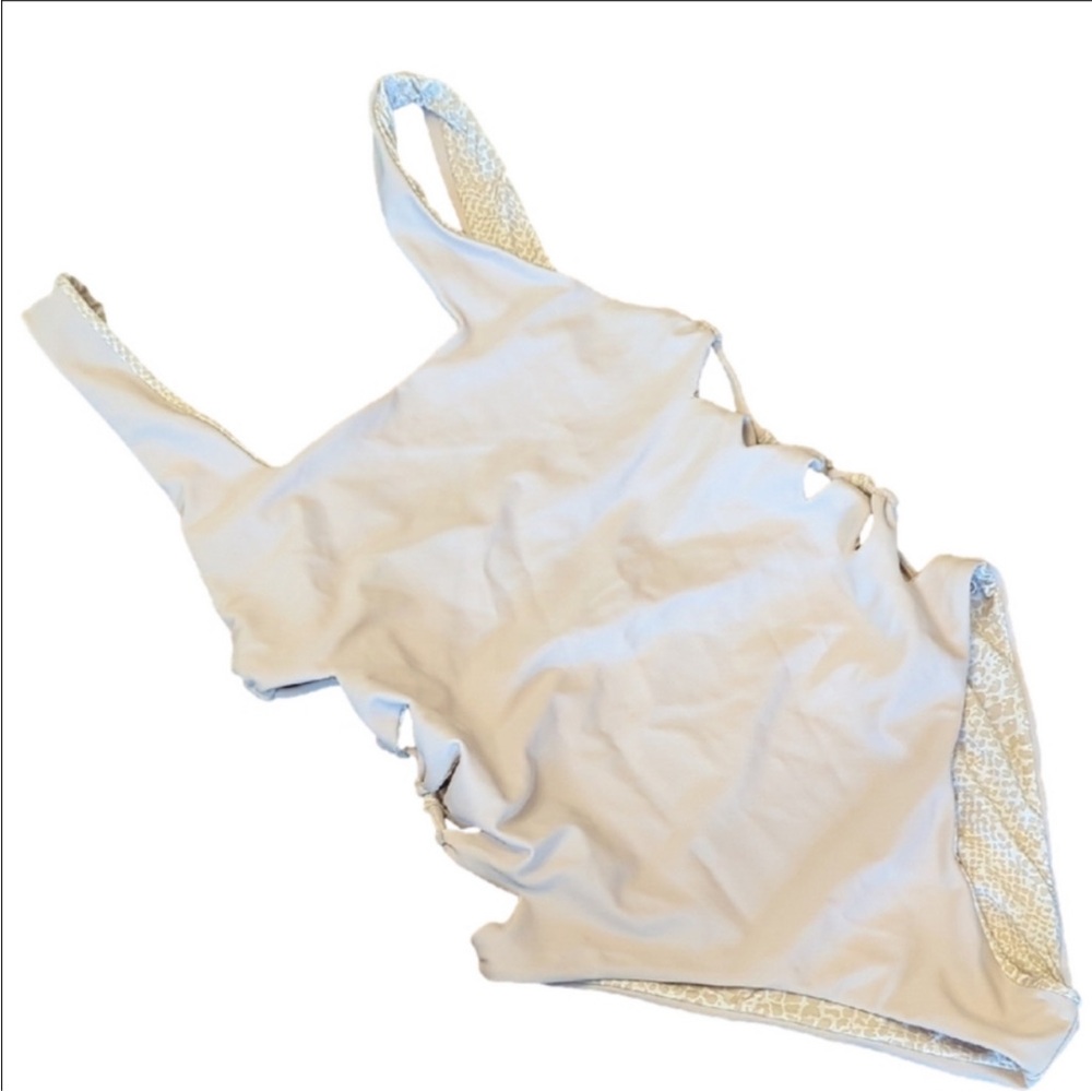 Acacia Cream One Piece Swimsuit